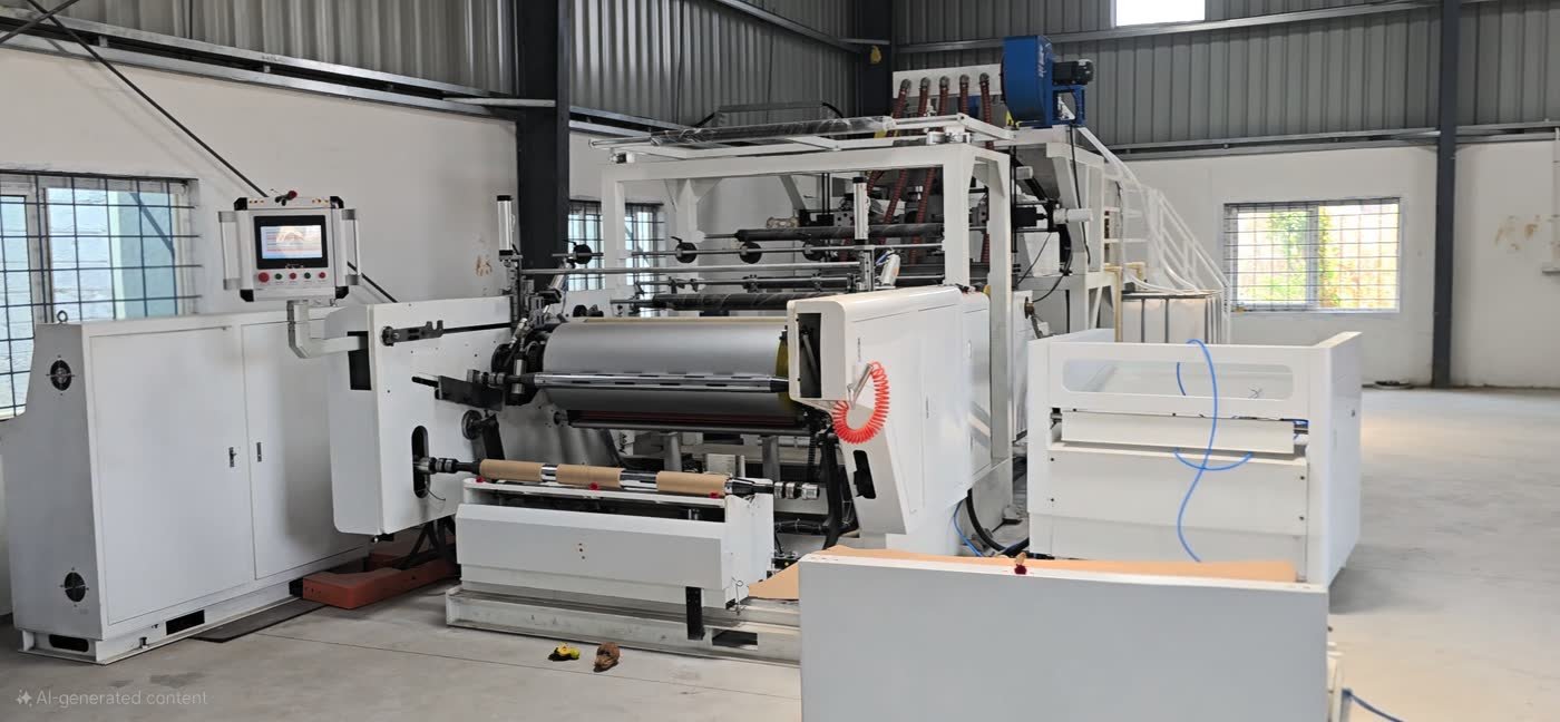 Cast film extrusion line